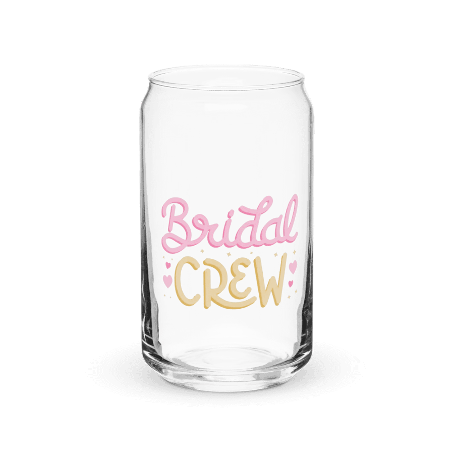 Bridal Crew Can-Shaped Glass product image (2)