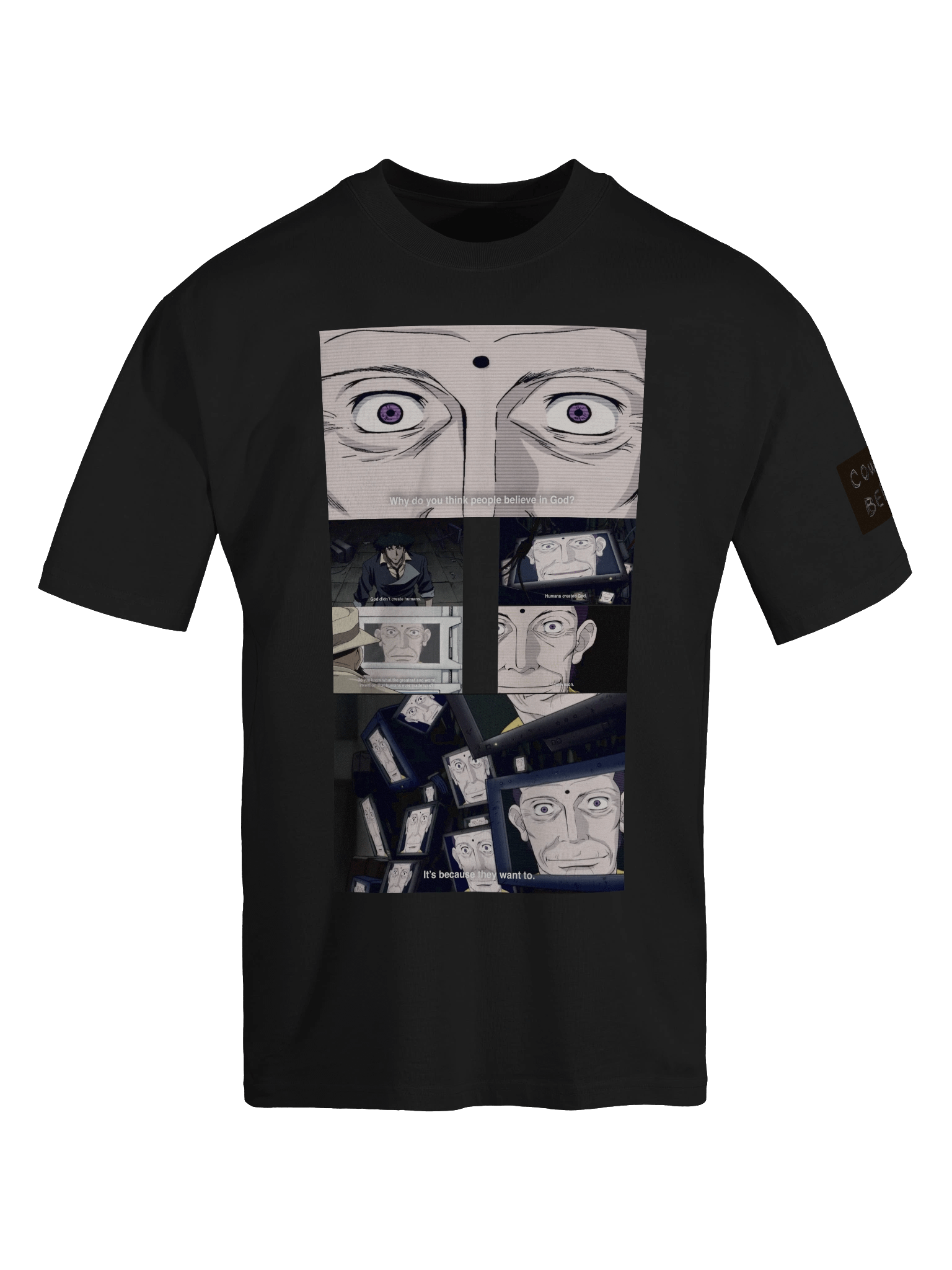 cowboy bebop session 23 brain scratch tee shirt product image (11)