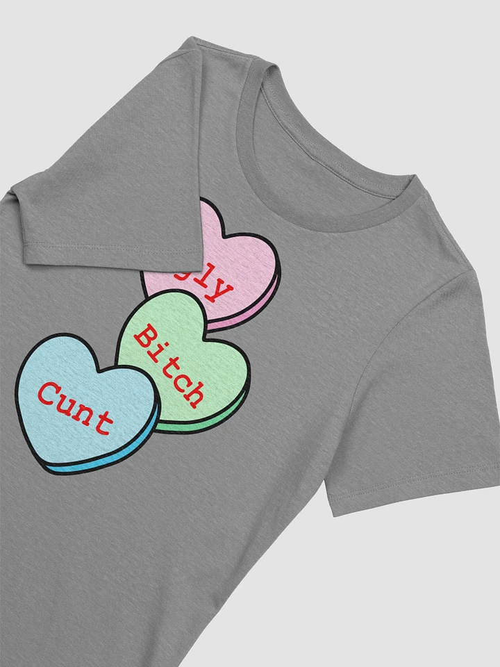 Baddie Candy Hearts Relaxed Fit Tee - Feminine Fit product image (10)