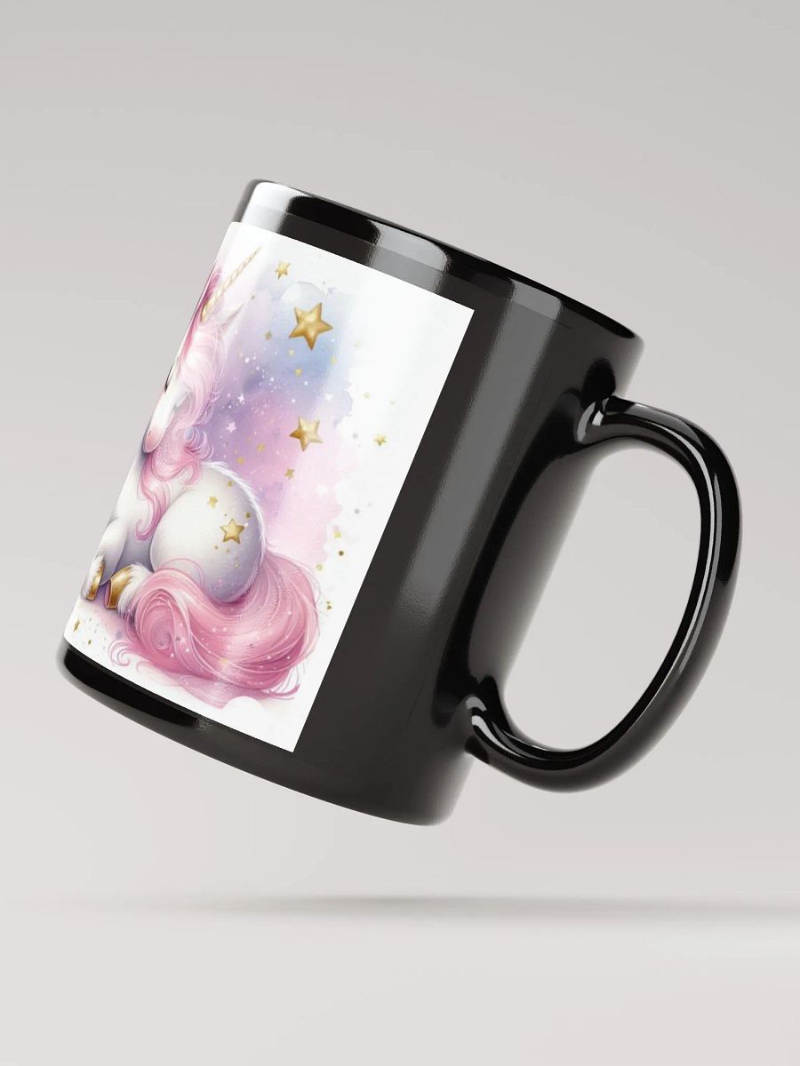 Black Glossy Mug ( unicorn ) product image (3)