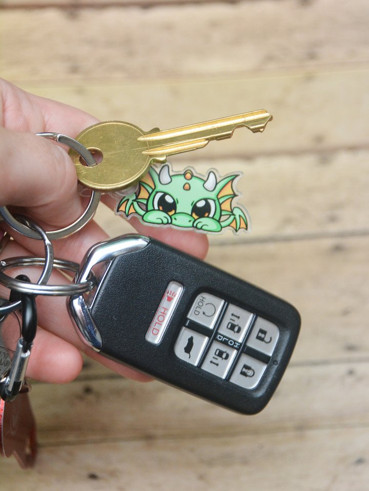 Dragon Peek Keychain product image (2)
