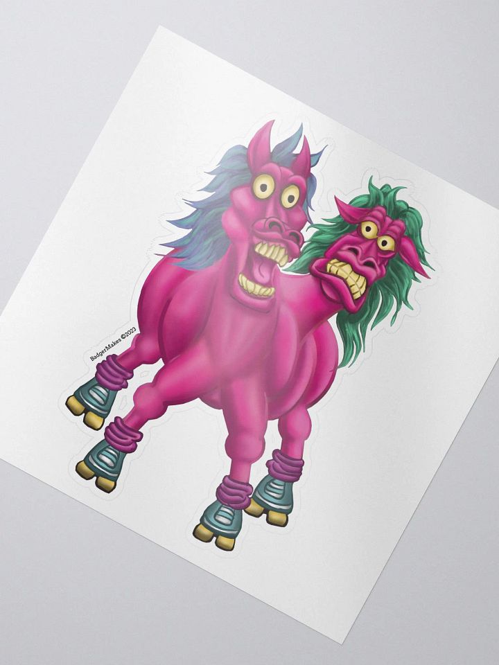 Double Headed Horse Sticker product image (2)