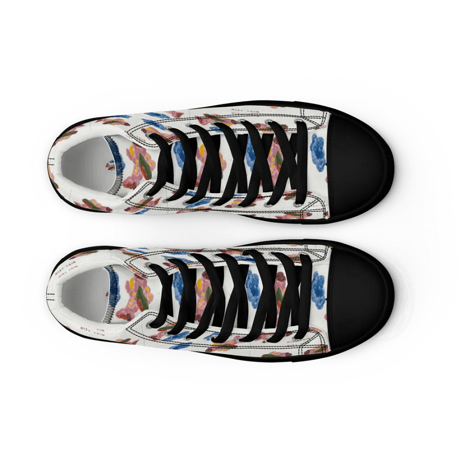 Kid Airplane (Men's High Top Canvas Shoes) product image (5)