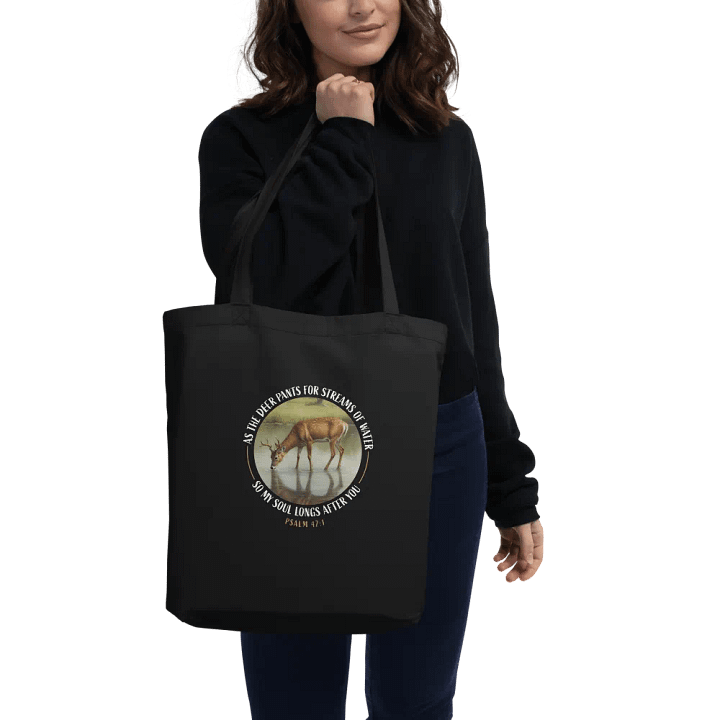 As the Deer Psalm 42:1 Tote product image (1)