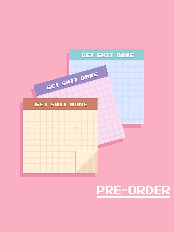 Get Shit Done Sticky Notes📮|| PRE-ORDER product image (1)