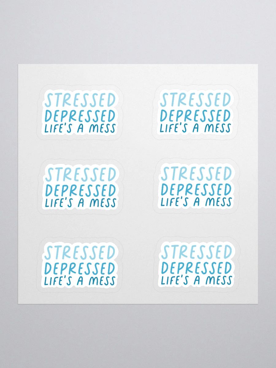 Stressed & Depressed Stricker (MEDIUM Sheet) product image (1)