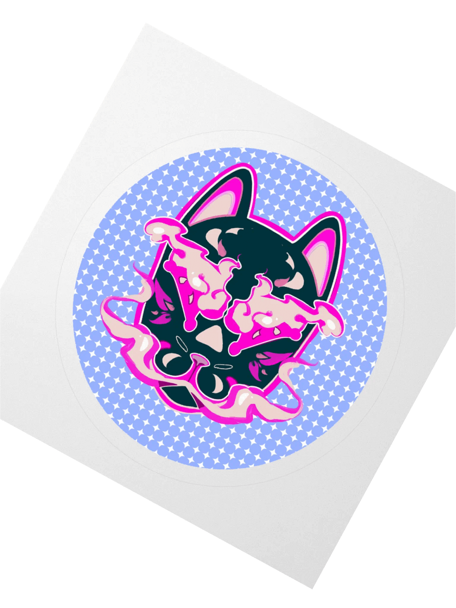 Symmetric Pup Kiss Cut Stickers product image (4)
