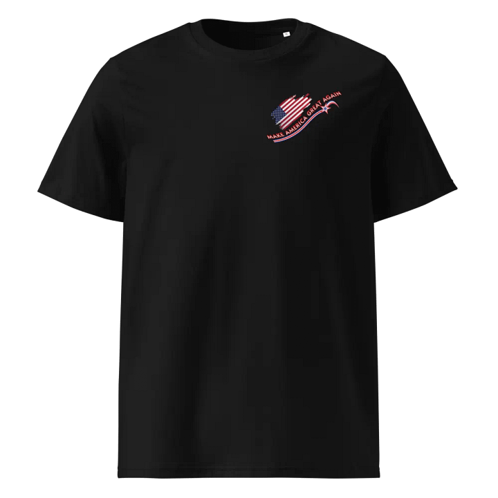 Maga t shirts We all want to Make America Great again organic cotton Tee left pocket design product image (1)