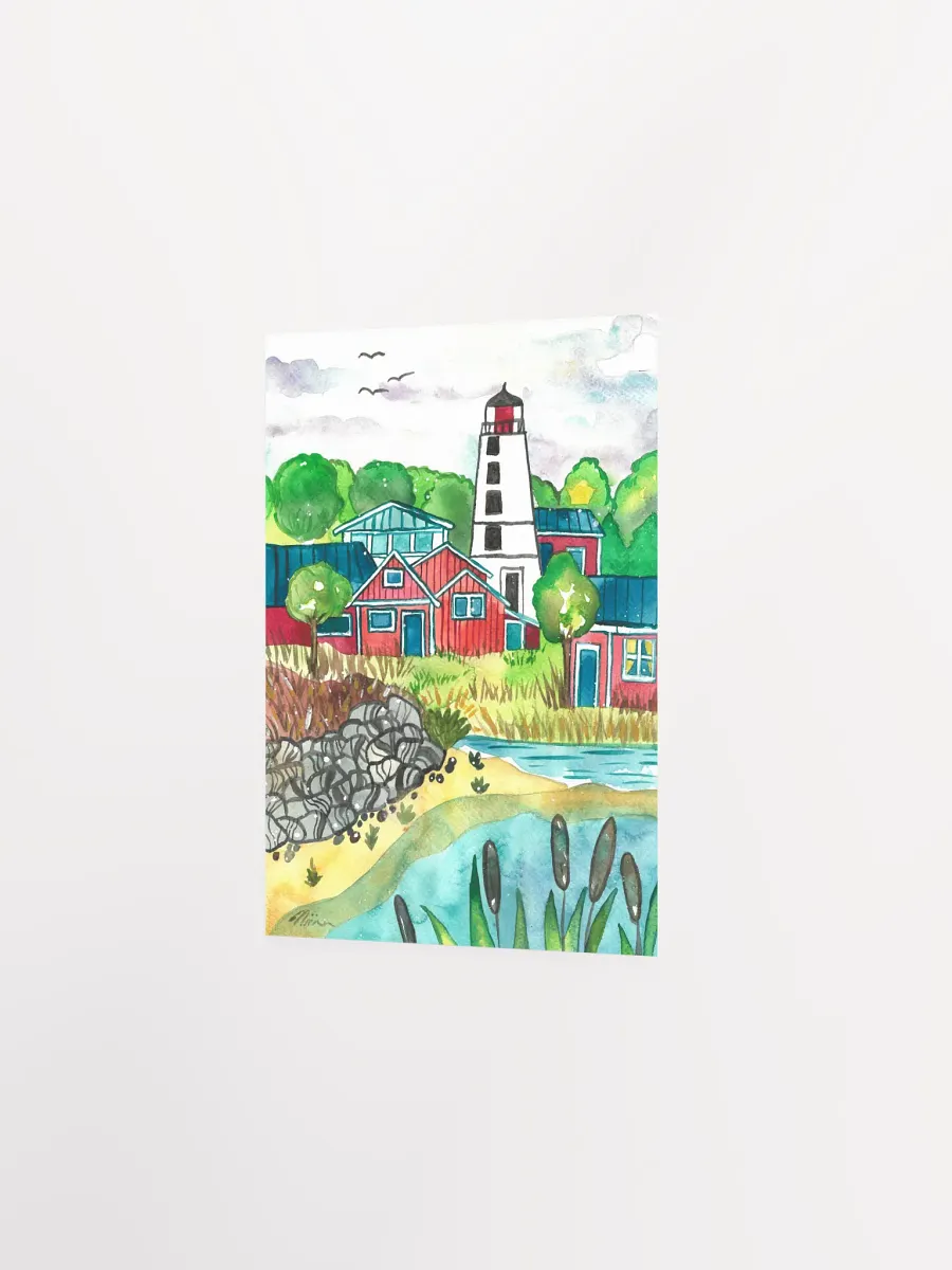 Fishing Village Art Print product image (2)