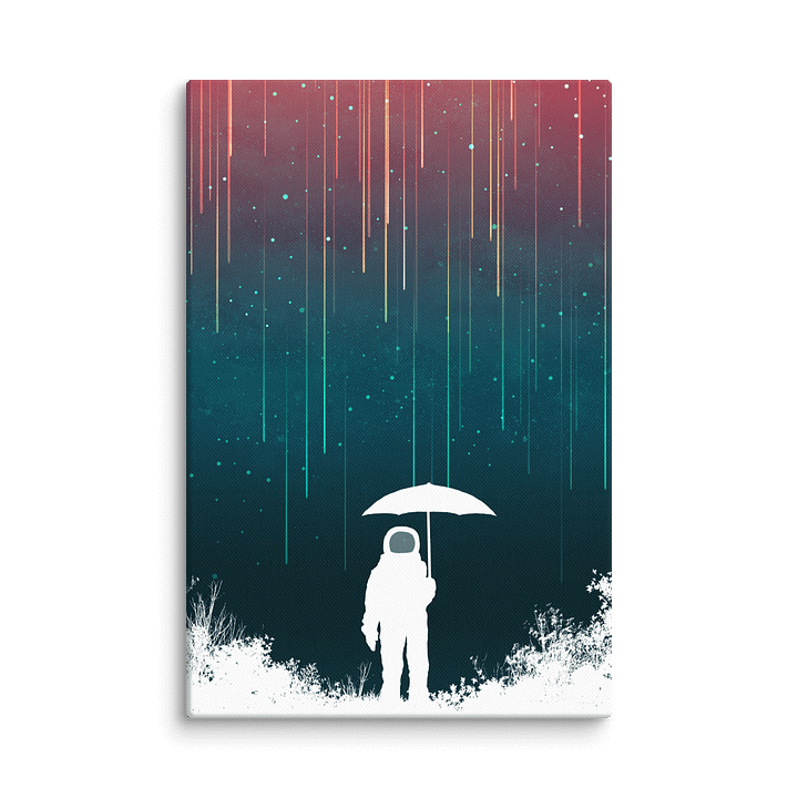 Meteor rain canvas art print product image (1)