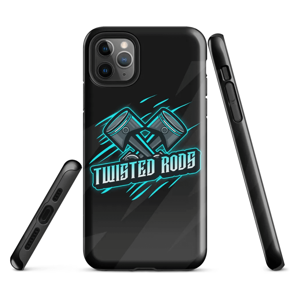iPhone Twisted Rods Aqua Logo Case product image (5)