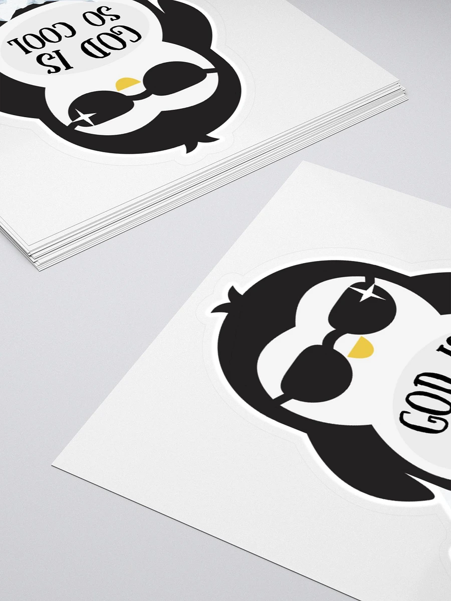 God Is So Cool Penguin Sticker product image (4)