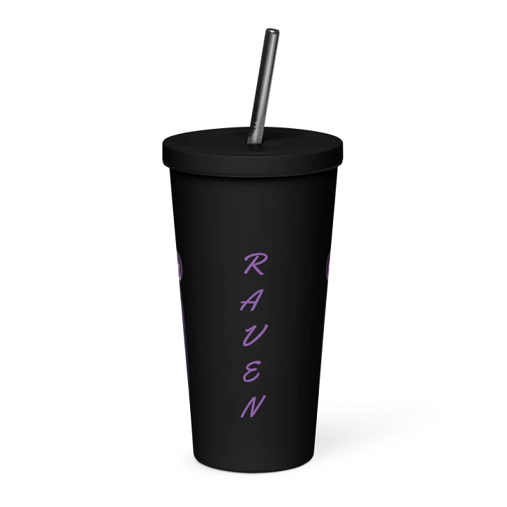 Raven Insulated Tumbler w/ Straw product image (2)