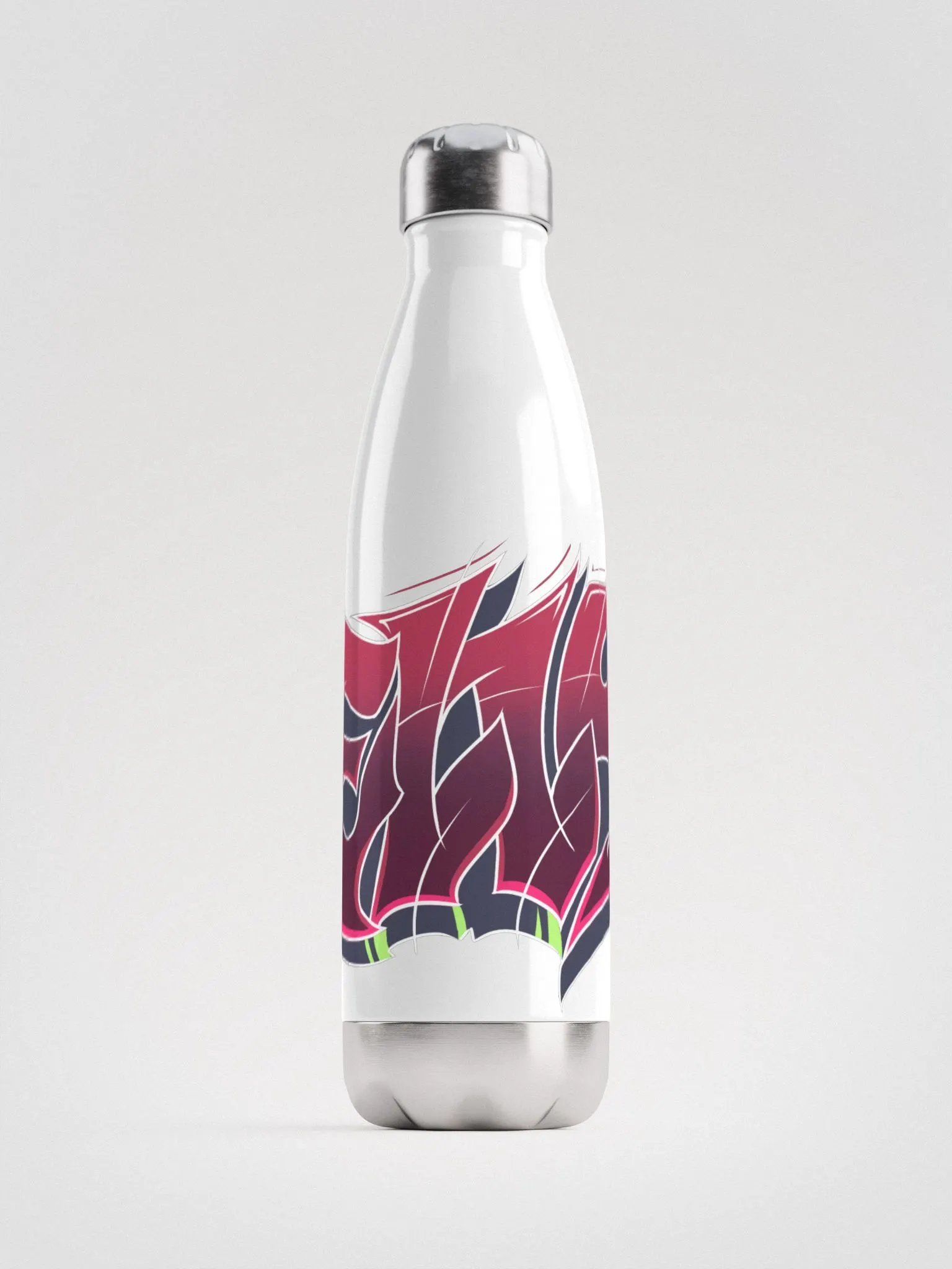 Elly graffiti water bottle (red) product image (1)