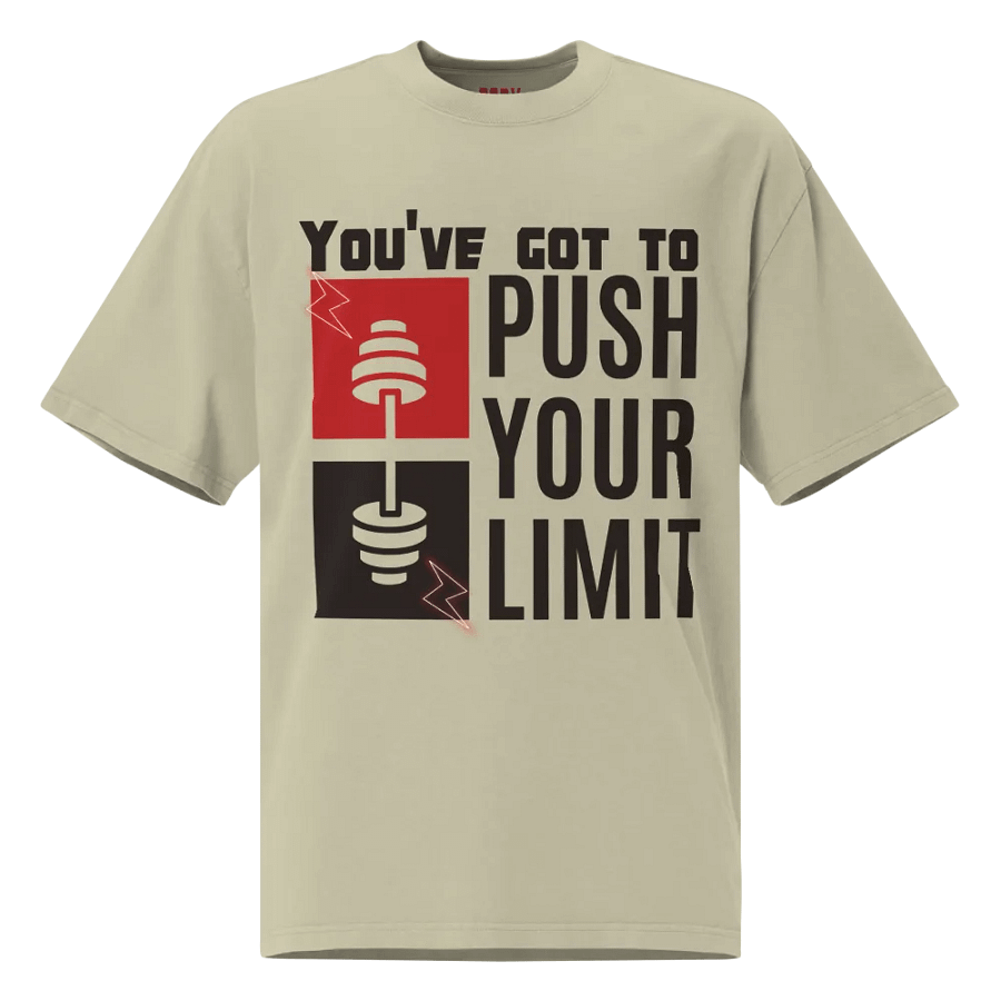 You've got to push your limit faded tee product image (2)