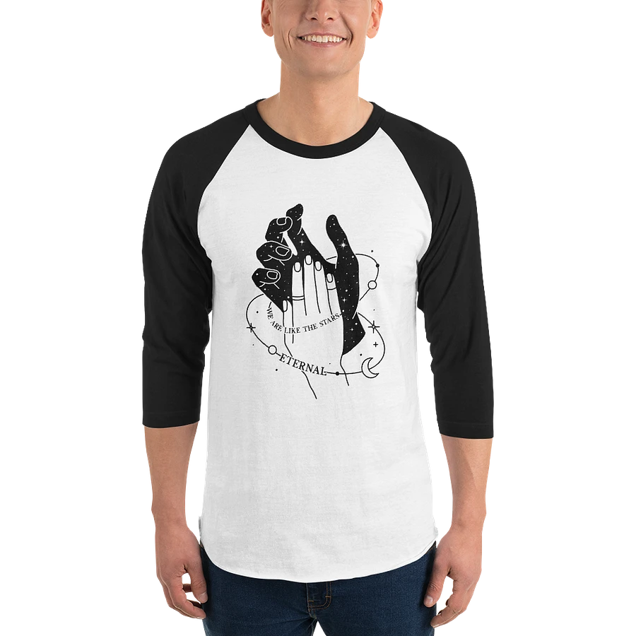 We Are Like The Stars Fine Jersey Raglan Tee product image (33)