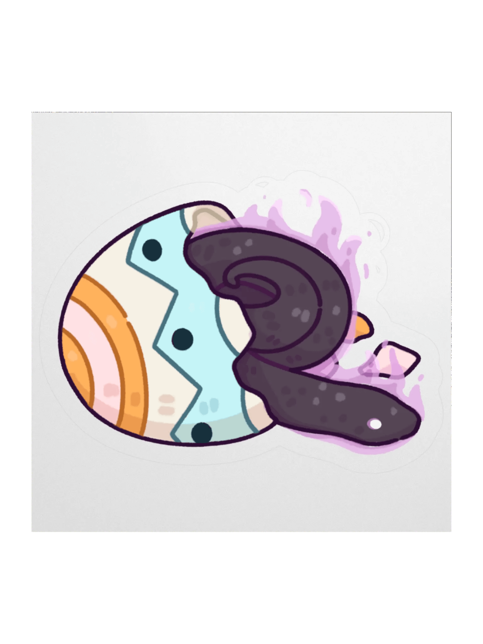 Easter Snake Hatchling Kiss-Cut Sticker product image (3)
