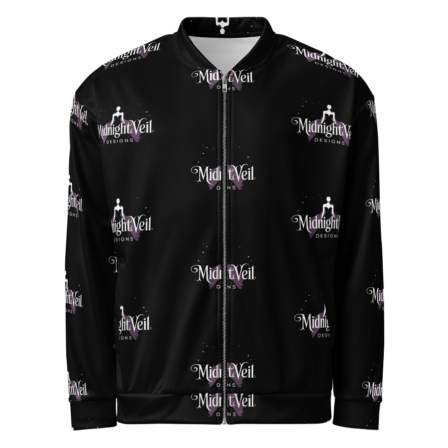 Midnight Veil Designs All-Over Print Gothic Bomber Jacket product image (1)