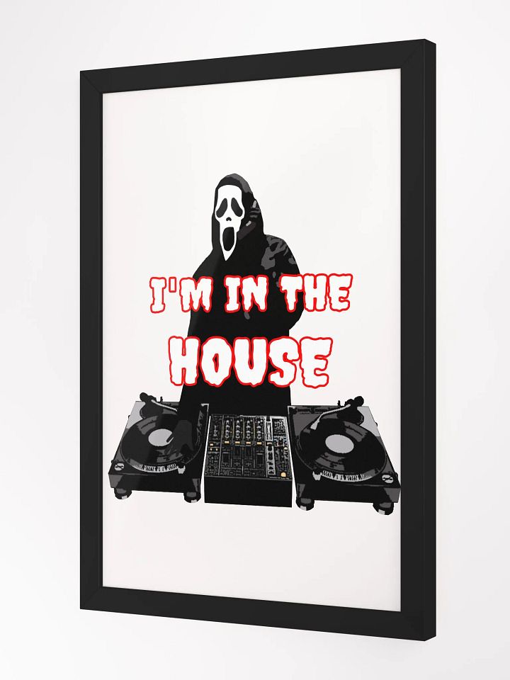 Ghostface in the house Framed High-Quality Matte Poster (in) product image (2)