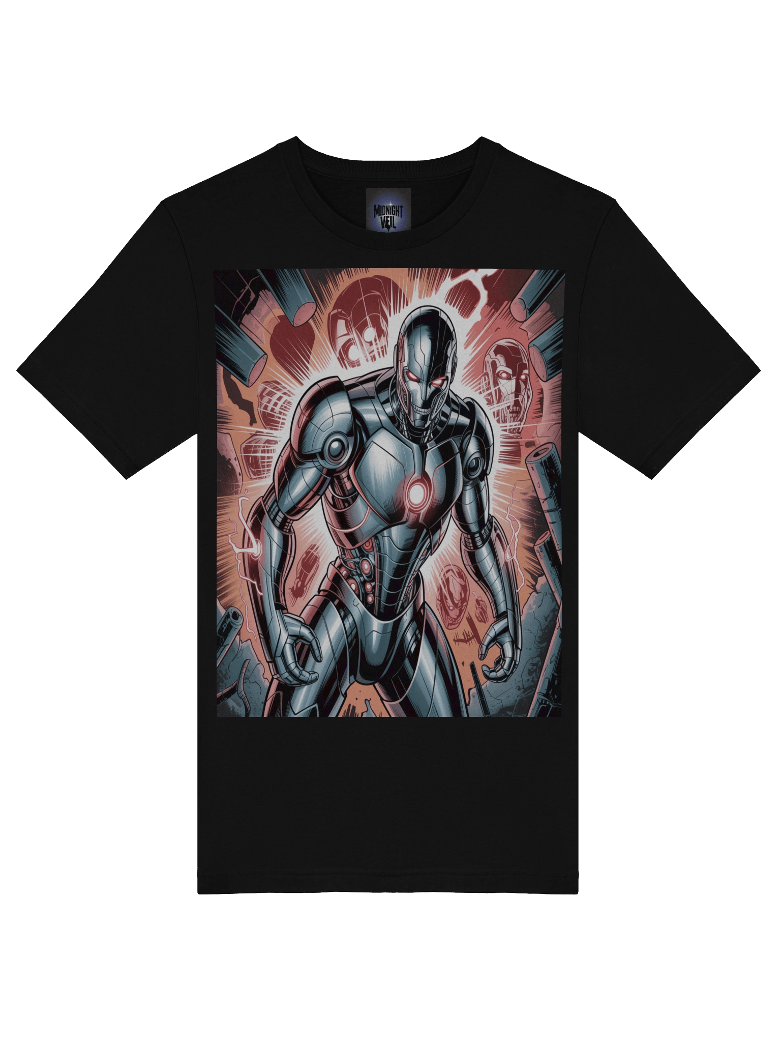 Sentient Eclipse: Ultron Supersoft Graphic T-Shirt product image (7)