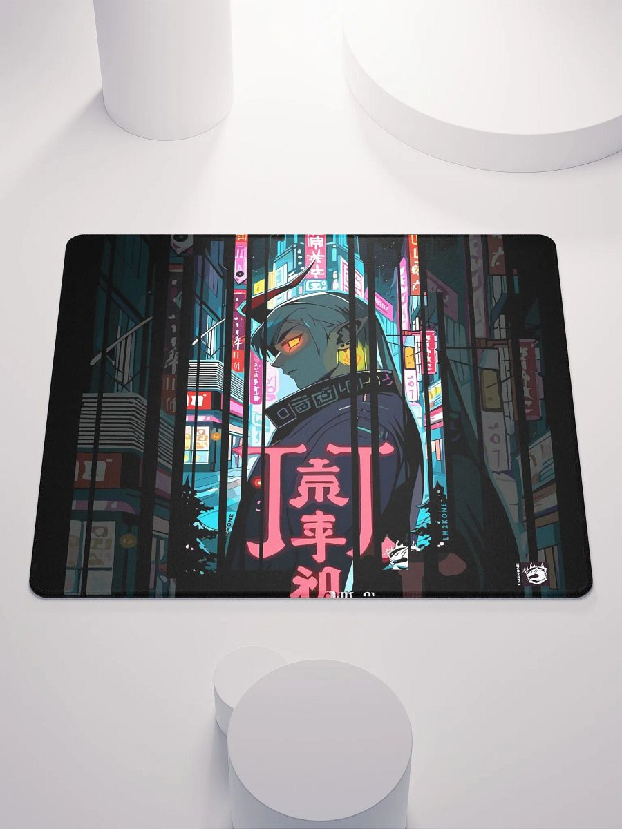 Neon Cyberpunk Gaming Mouse Pad product image (1)