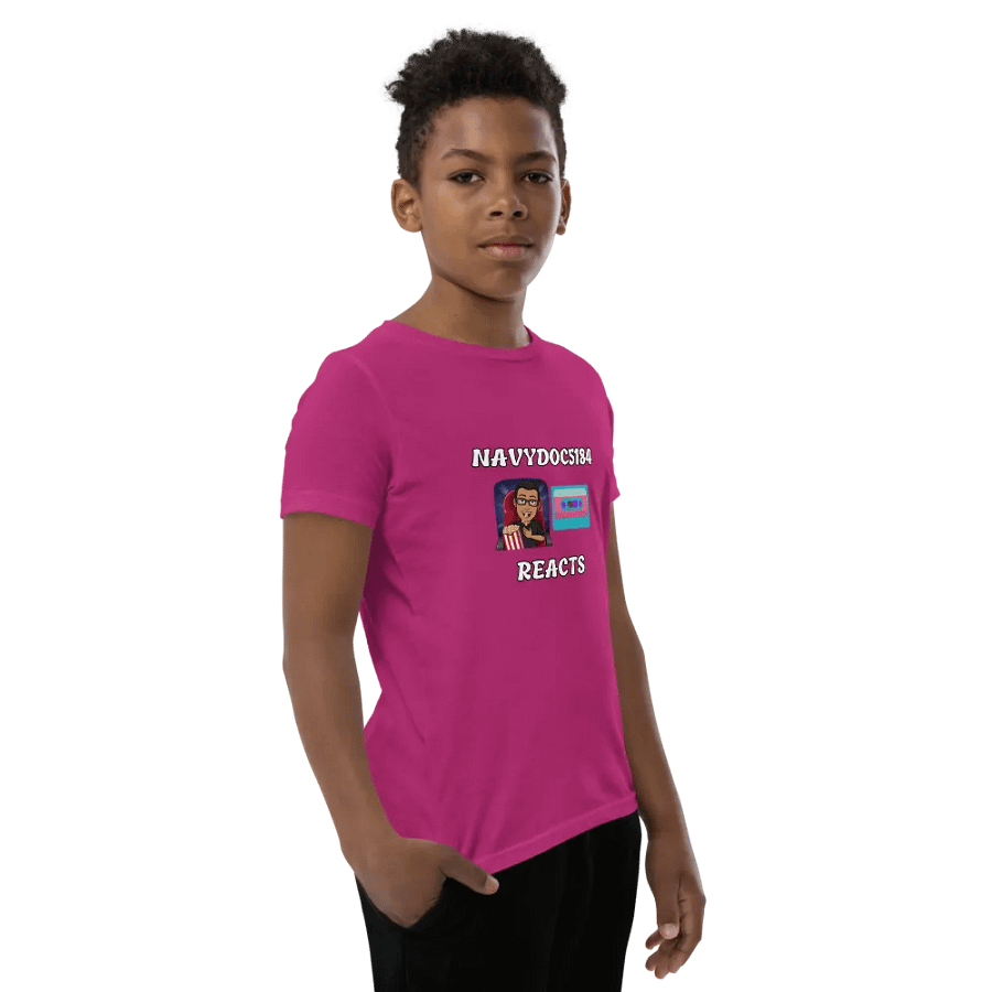 NavyDoc5184 Reacts Youth Tee product image (98)
