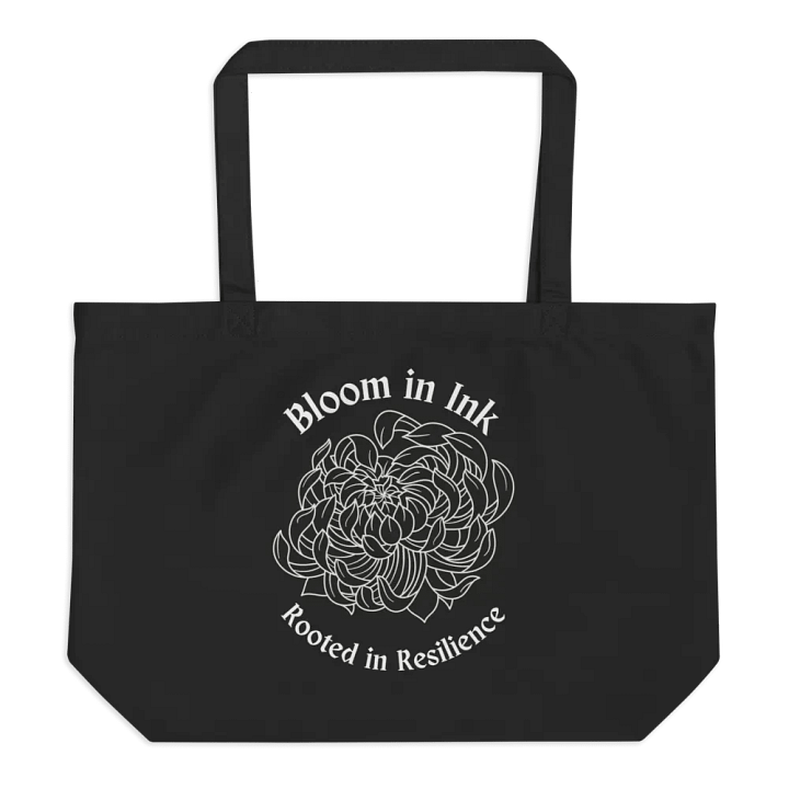 "Bloom in Ink" Peony Tote Bag product image (1)