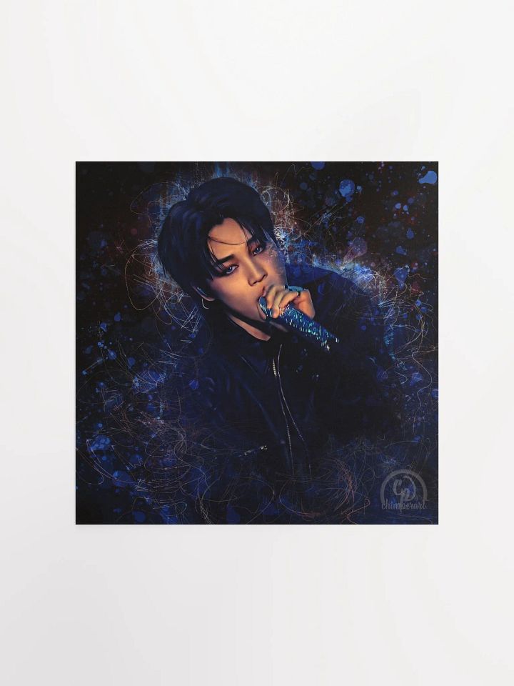 BTS - Jimin in the Dark Print (Unframed) - Designed by ChimberArt product image (1)