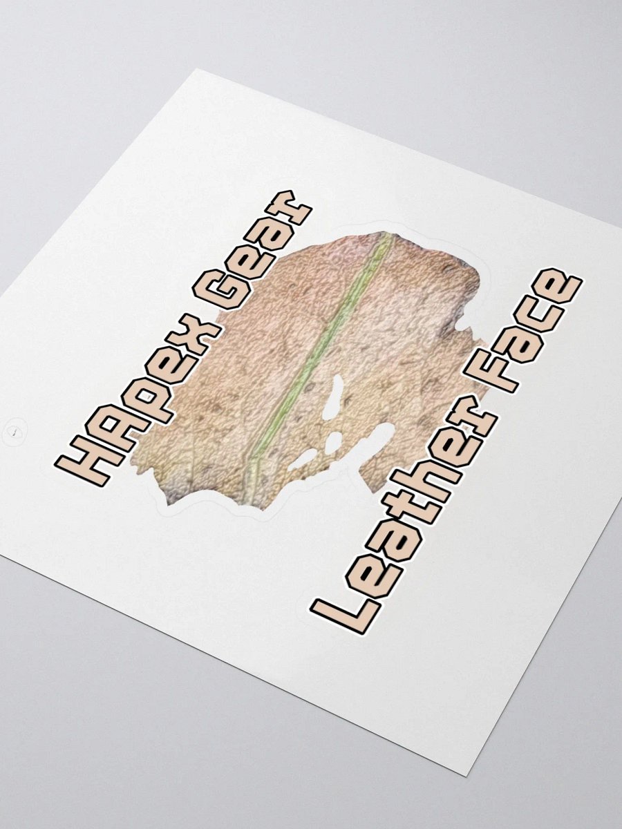 Kiss Cut Stickers - HApex Gear Leather Face product image (3)