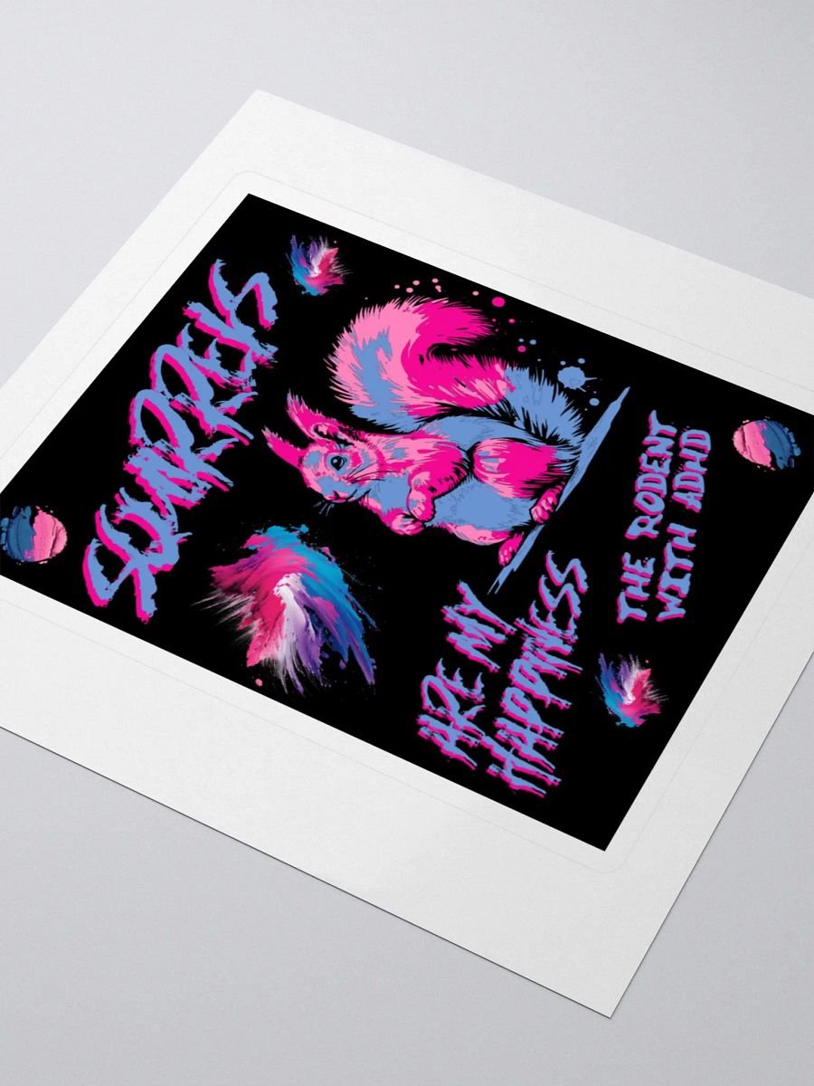 Vibrant Squirrel Happiness Stickers product image (3)