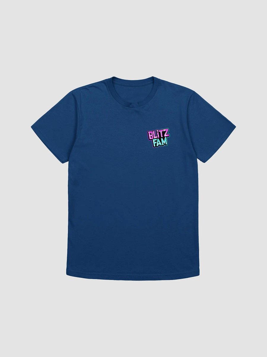 Blue t shirt BFam left logo product image (1)
