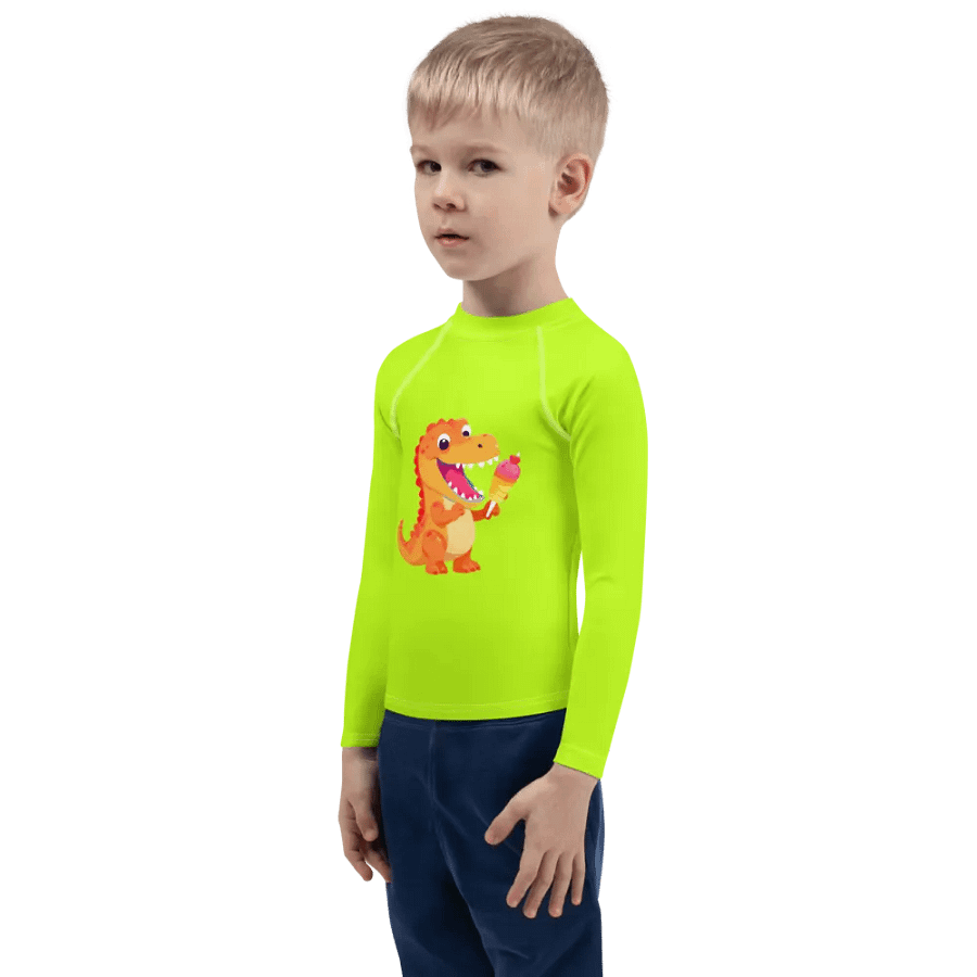 Dino Delight Kids Rash Guard product image (3)