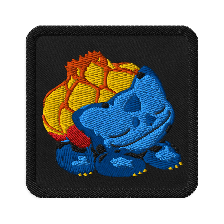 Blue Fire Lotus Frog Patch product image (1)