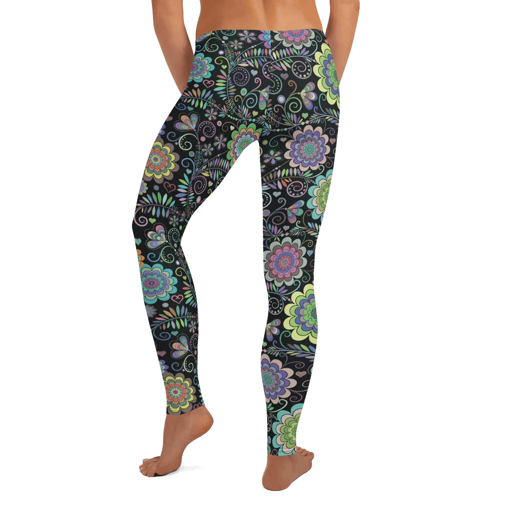 Mandala Flower Yoga Leggings product image (8)
