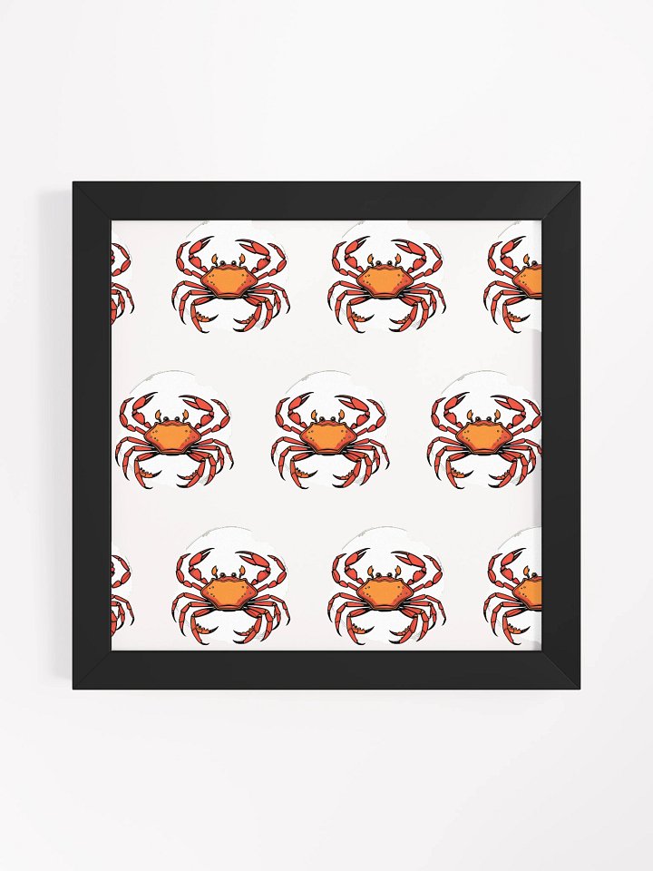 Crabtastic Cartoons Framed Matte Poster product image (7)