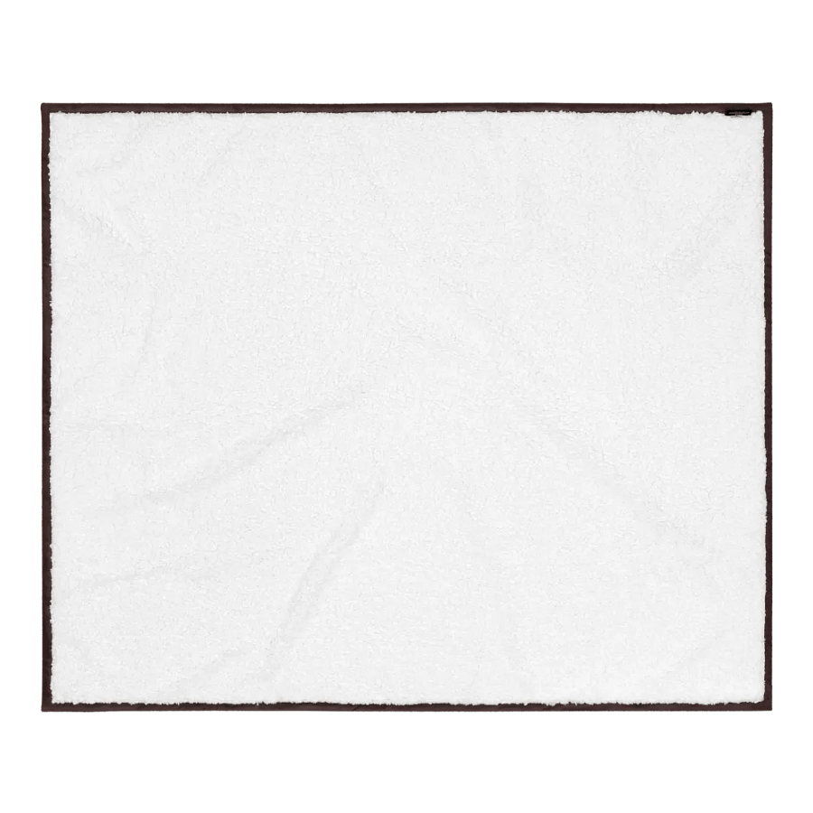 Bearded Woodz Embroider Sherpa Blanket (Brown/ Black) product image (3)