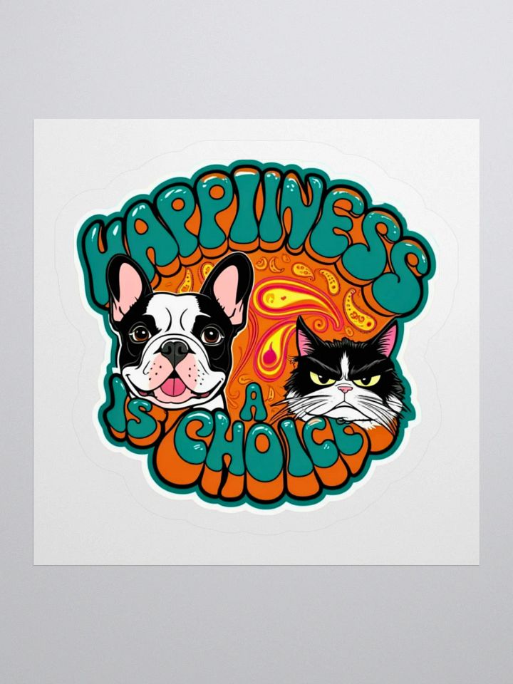 Happiness is a Choice Psychedelic Sticker product image (2)