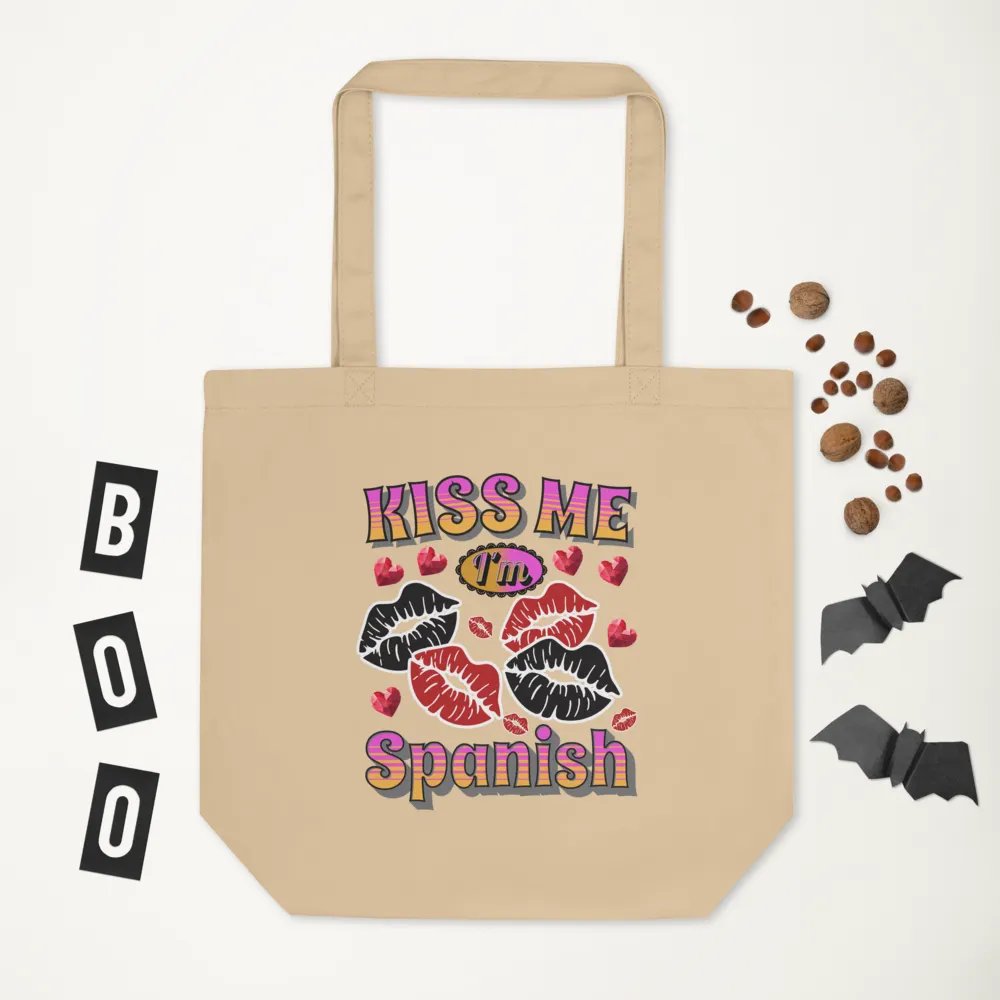 Kiss Me Im Spanish Eco-Friendly Tote Bag product image (5)