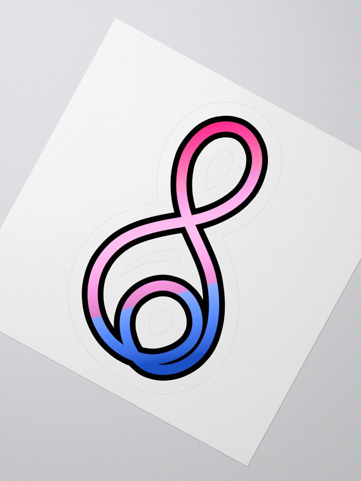 Treble Clef (Bisexual) - Kiss Cut Sticker product image (6)