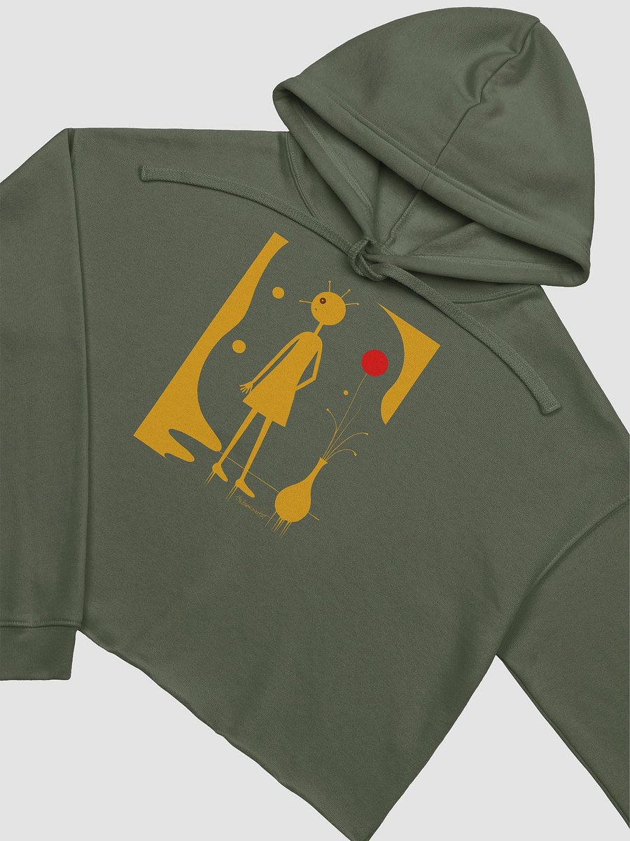 Bella+Canvas Fleece Crop Hoodie product image (5)