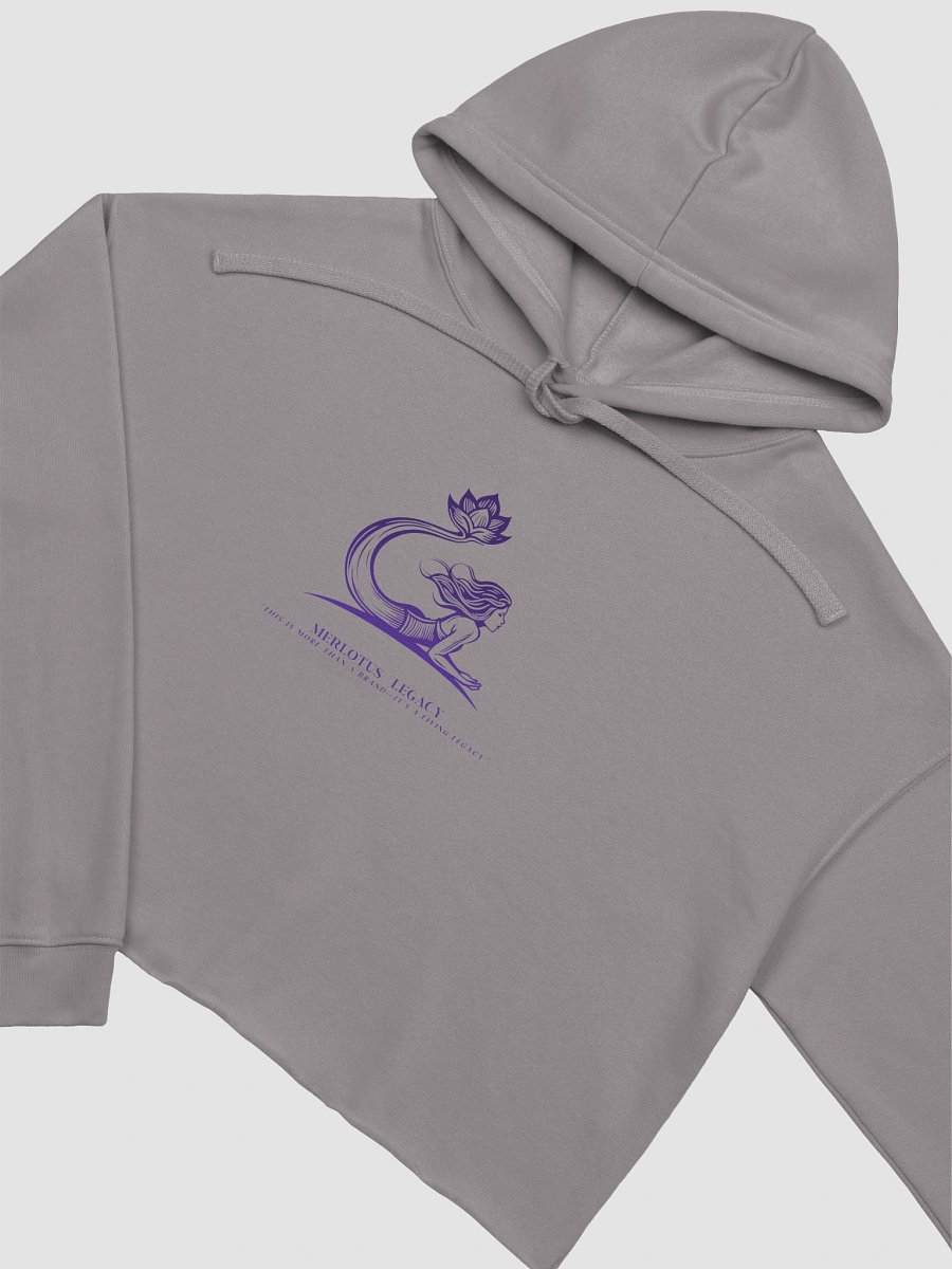 Crop Top Hoodie – Storm Edition 🌩️ We rag through the storms of life—and rise soaked in strength. product image (3)