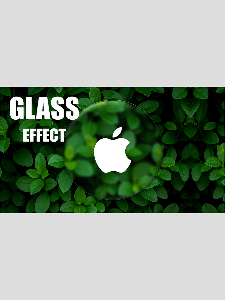 How to Make Apple Glass Effect In PowerPoint so EASY product image (1)