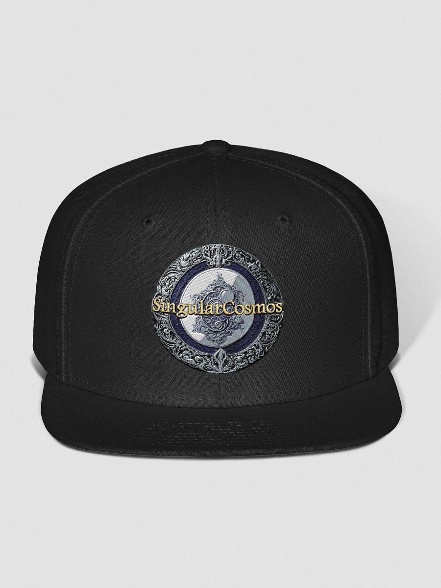 Singular Cosmos Embroidered Black Snapback Hat product image (1)