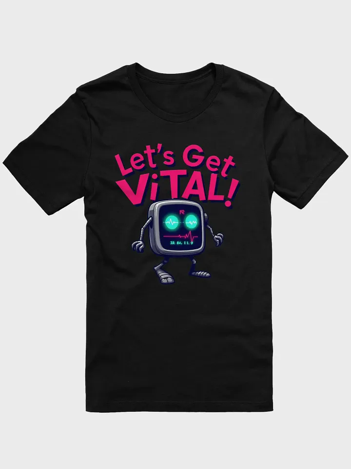 vitals checker, Vital Robot Heart T-Shirt product image (7)