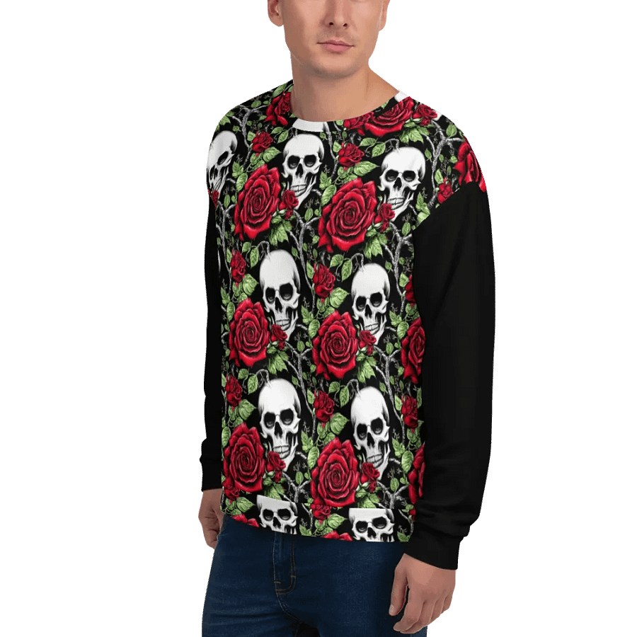 Skull & Roses Unisex Sweatshirt product image (8)