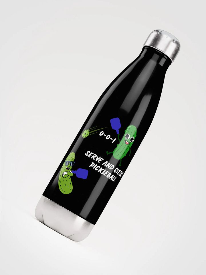 Serve and Sizzle Pickleball Stainless Steel Water Bottle product image (1)