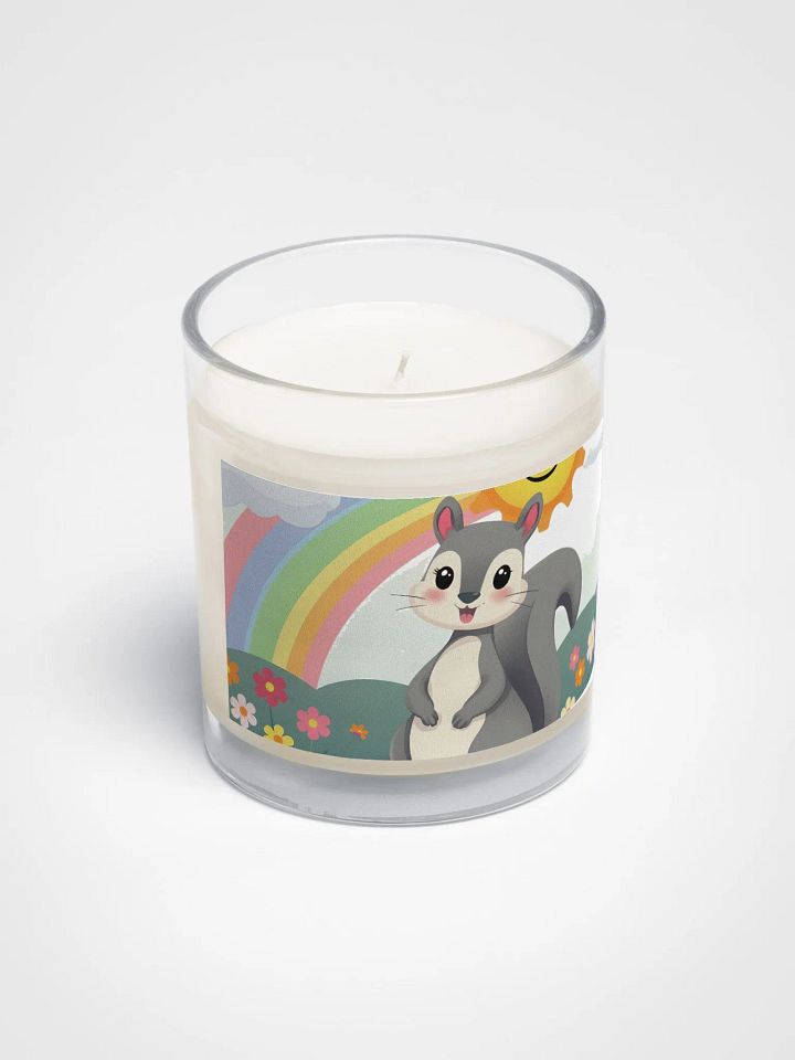Rainbow Squirrel Soy Wax Candle product image (2)