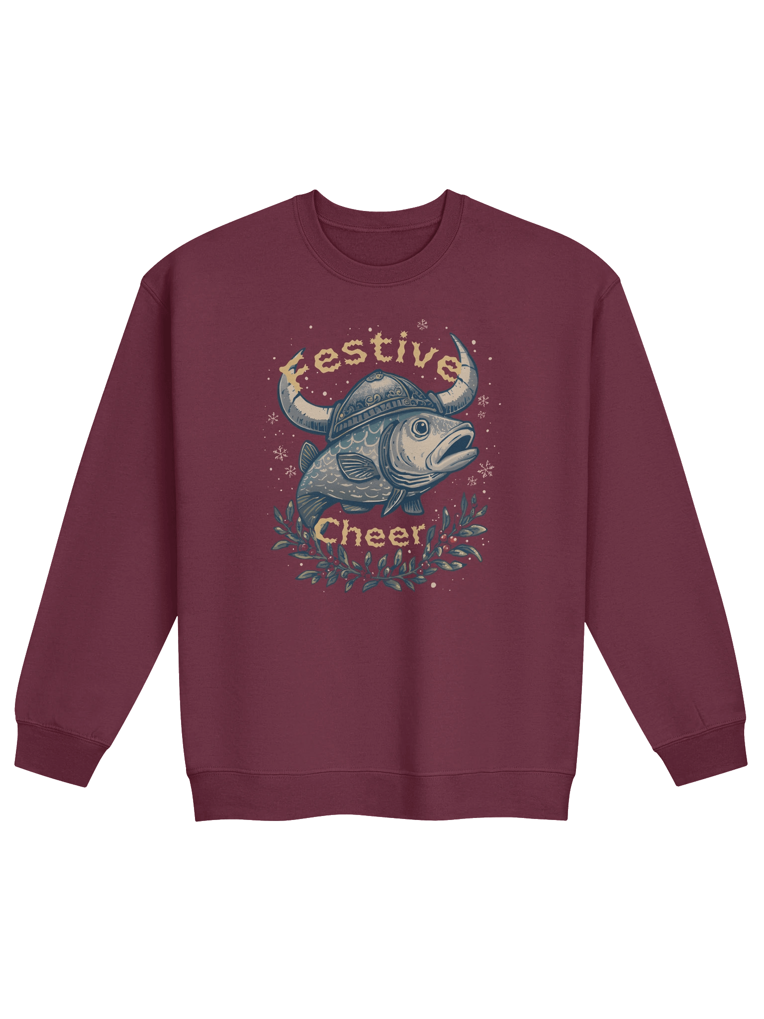 Viking Fish Festive Cheer Sweatshirt product image (1)