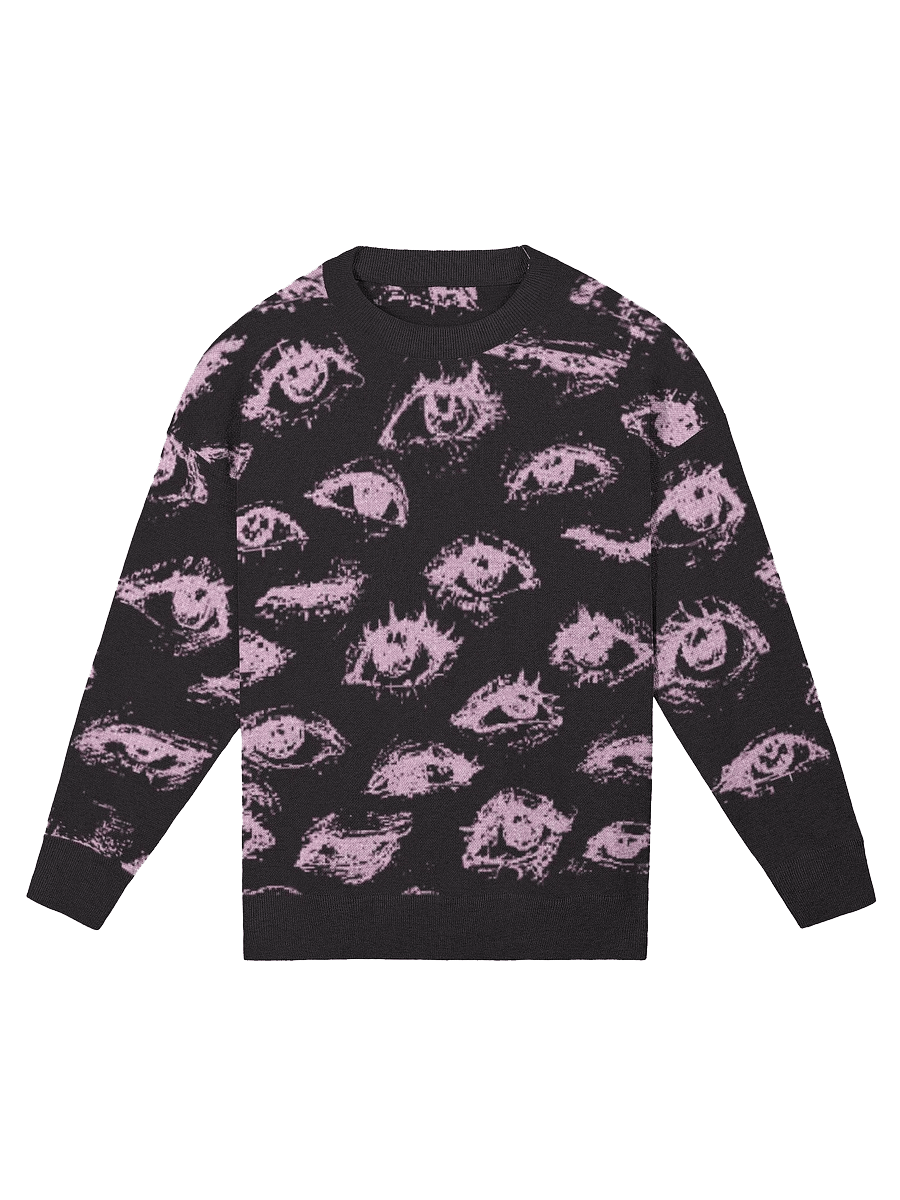 eyes on me // dark knit sweater product image (1)