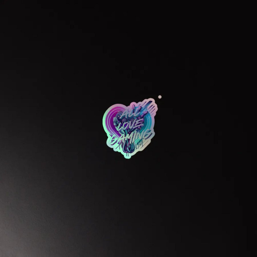All Love Gaming Holograph Sticker product image (4)
